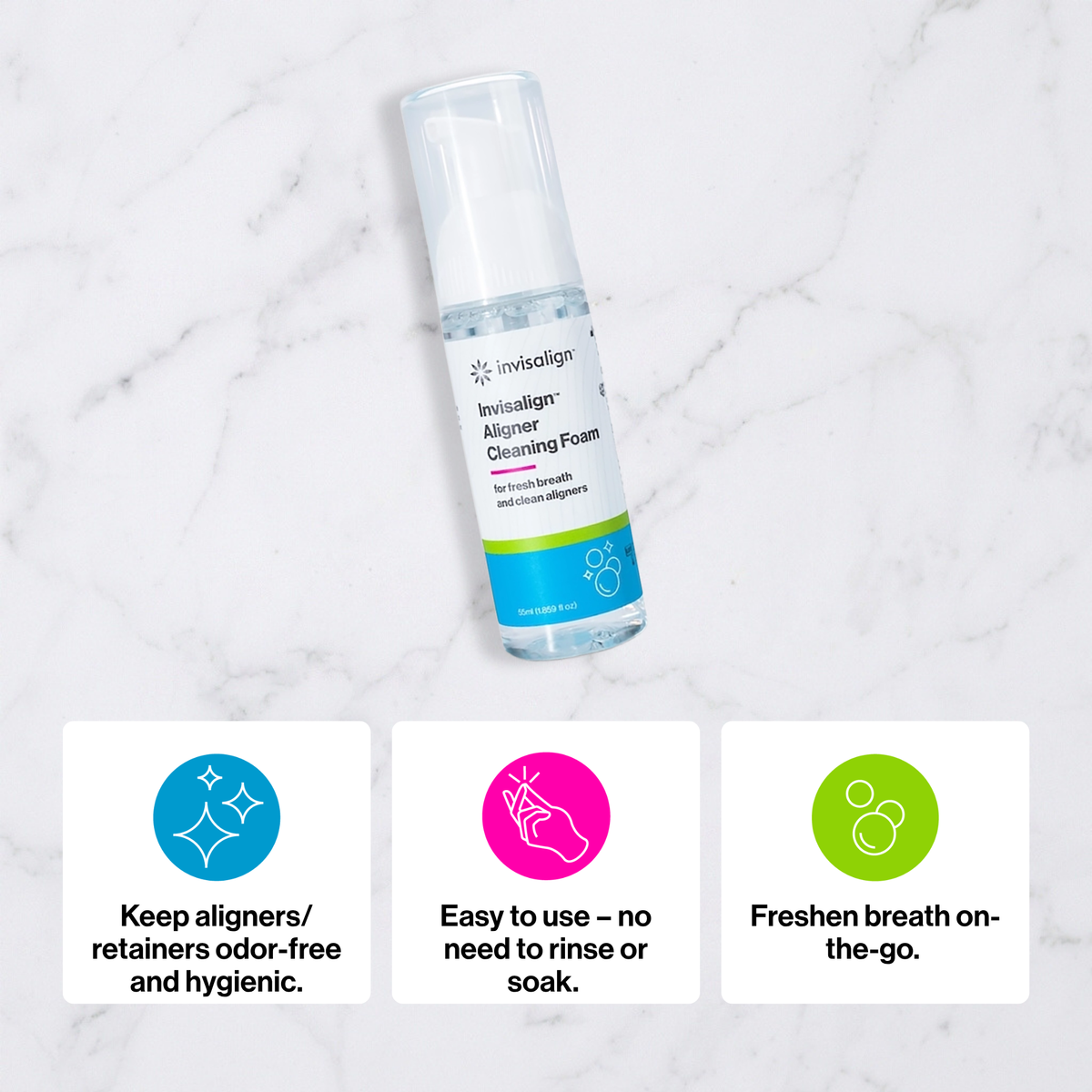 Invisalign™ Aligner Cleaning Foam