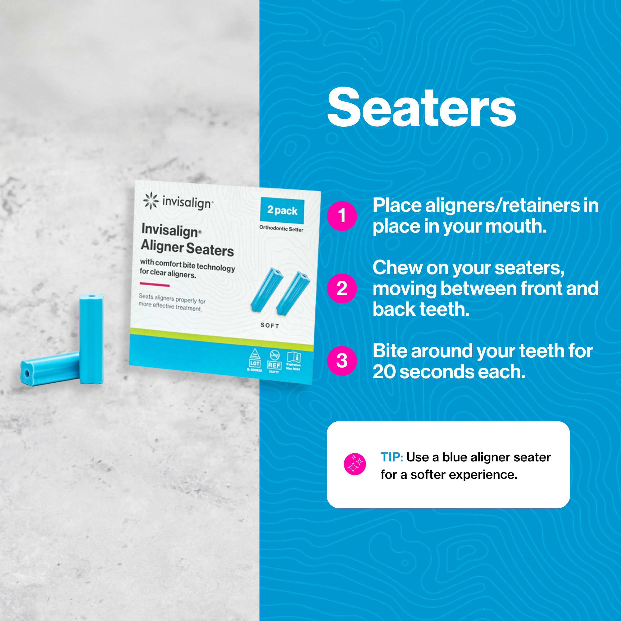 Invisalign™ Aligner Seaters - 2 pack