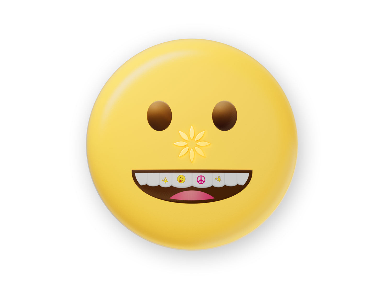 Invisalign stickables smile emoji case