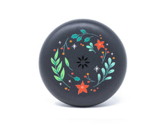Invisalign aligner and retainer case featuring a holiday floral design