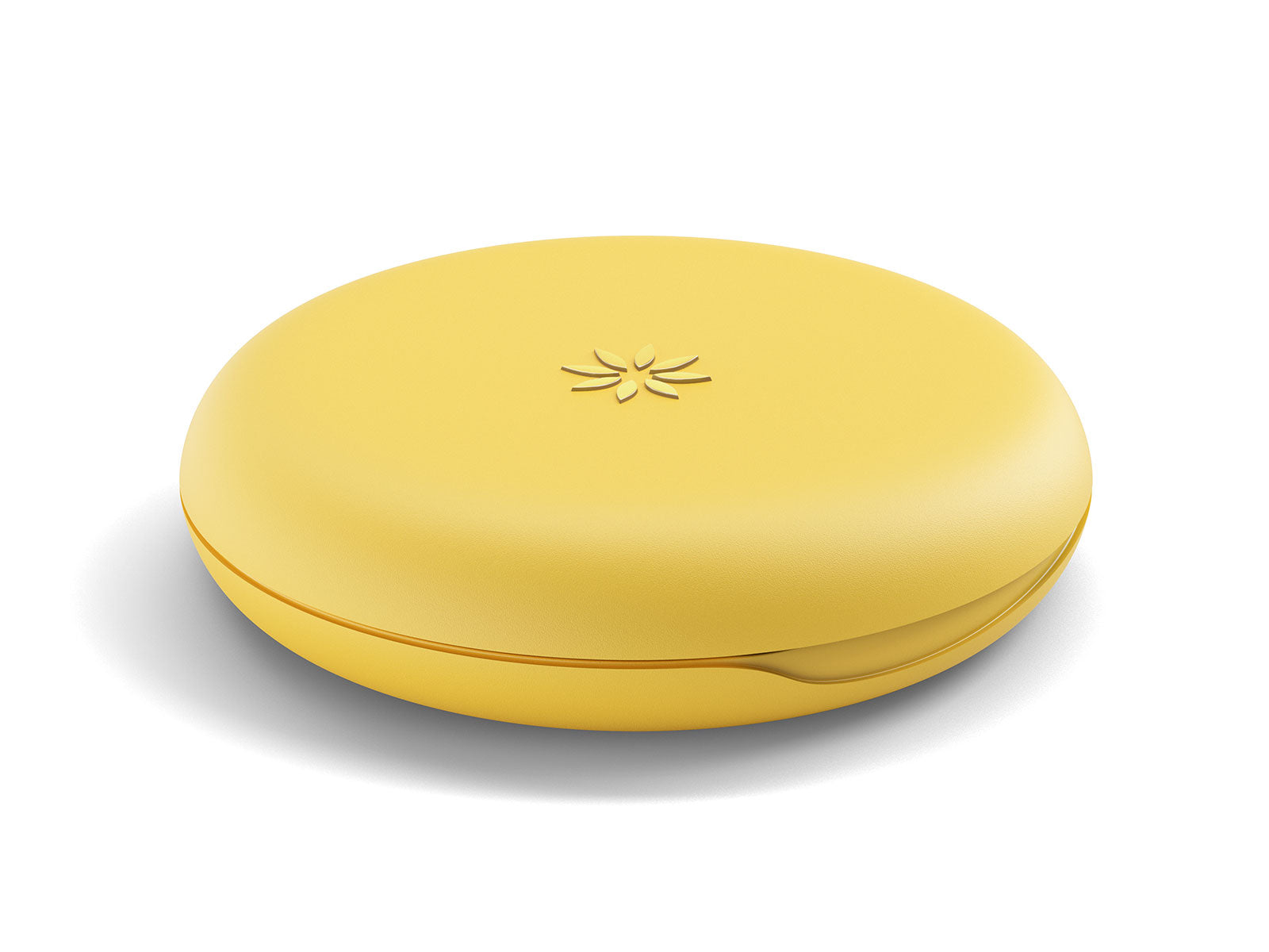 Invisalign aligner case in color yellow