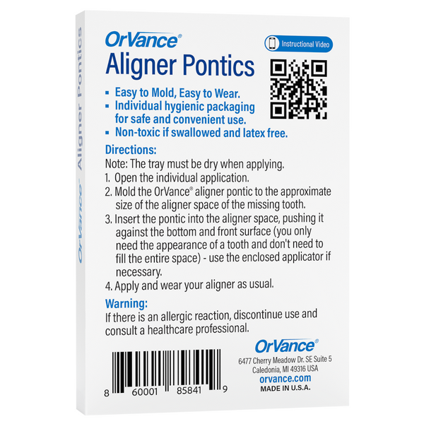 OrVance® Aligner Pontics | Invisalign Accessory Store