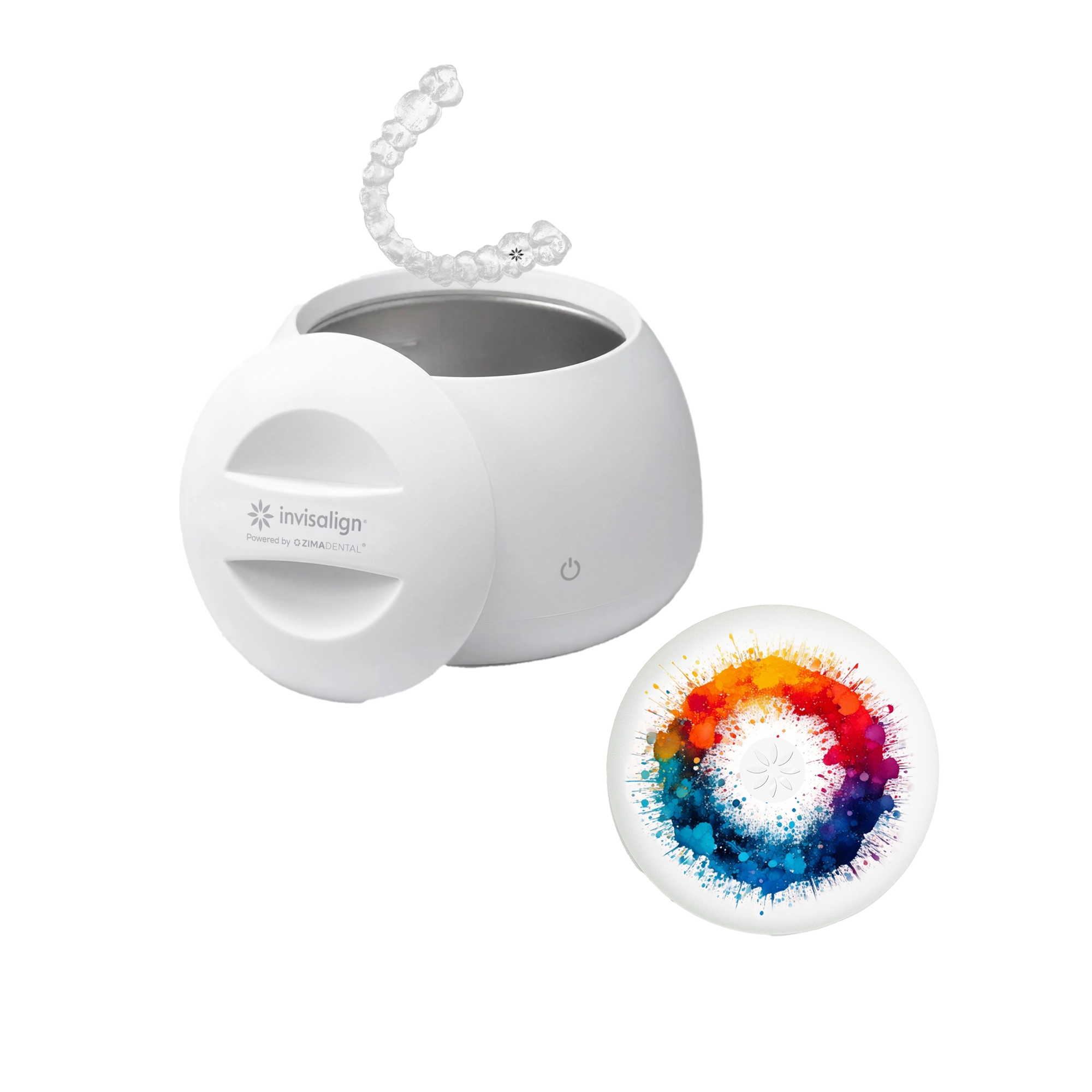 Invisalign™ Ultrasonic Cleaner With FREE Personalized Aligner Case