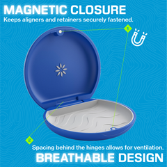 Invisalign™ Aligner Case in Blue