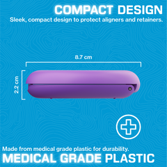 Invisalign™ Aligner Case in Purple