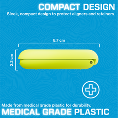 Invisalign™ Aligner Case in Lime Green