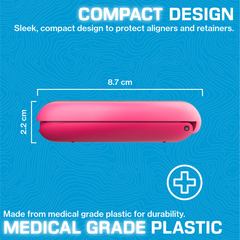 Invisalign™ Aligner Case in Cyberpink