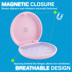 Invisalign™ Aligner Case in Pink