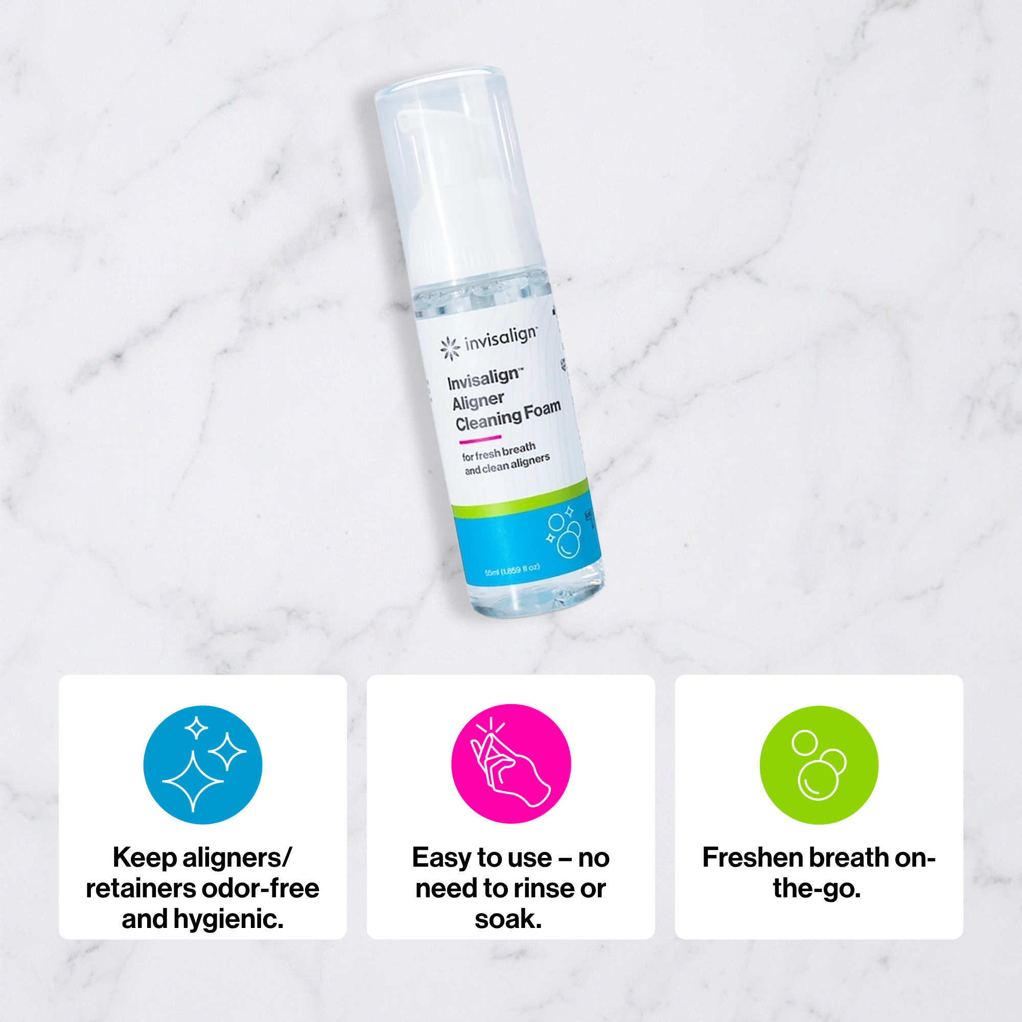 Invisalign™ Aligner Cleaning Foam