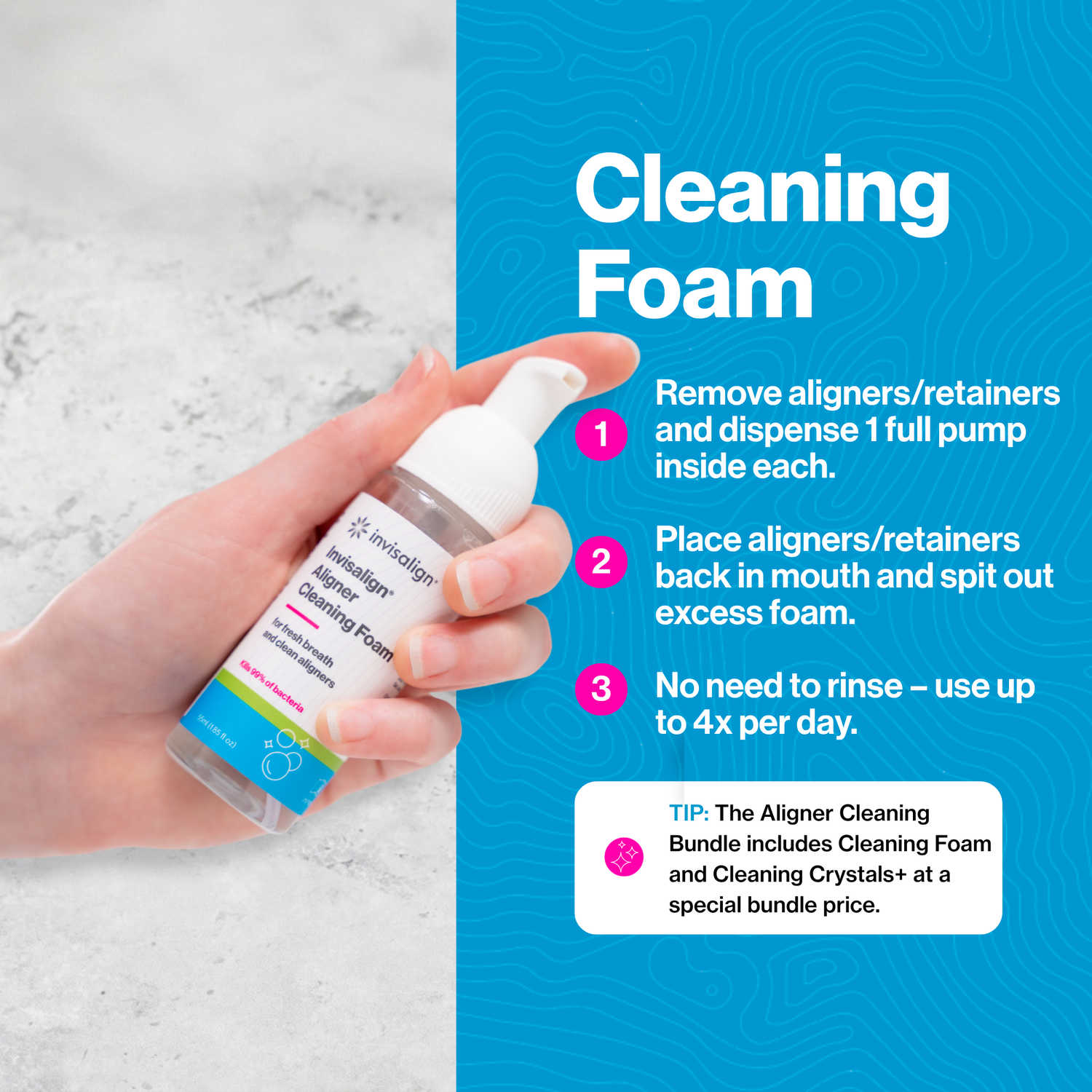 Invisalign™ Aligner Cleaning Foam