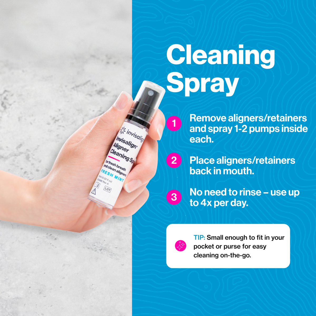 Invisalign™ Aligner Cleaning Spray