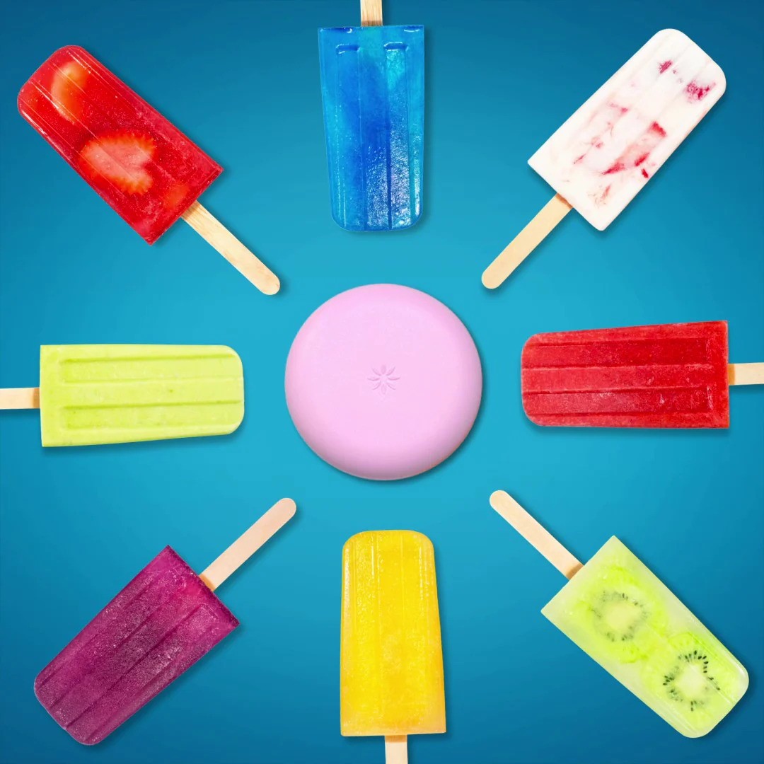 Pink Invisalign Aligner Case and popsicles