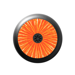 Invisalign™ Aligner Case Orange Sunburst