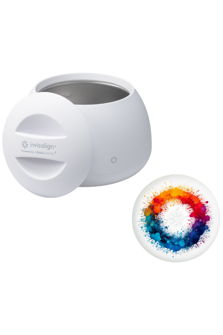 Invisalign™ Ultrasonic Cleaner With FREE Personalized Aligner Case