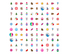 Invisalign stickables holidays theme | Design:Holidays