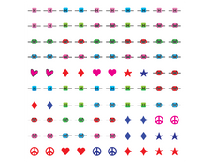 Invisalign stickables limited edition shapes theme | Design:Limited edition shapes