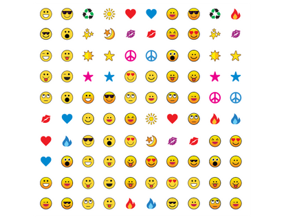 Invisalign stickables emoji and faces theme | Design:Emoji