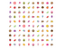 Invisalign stickables food and sweets theme | Design:Food