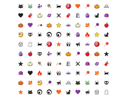 Invisalign stickables halloween theme | Design:Halloween
