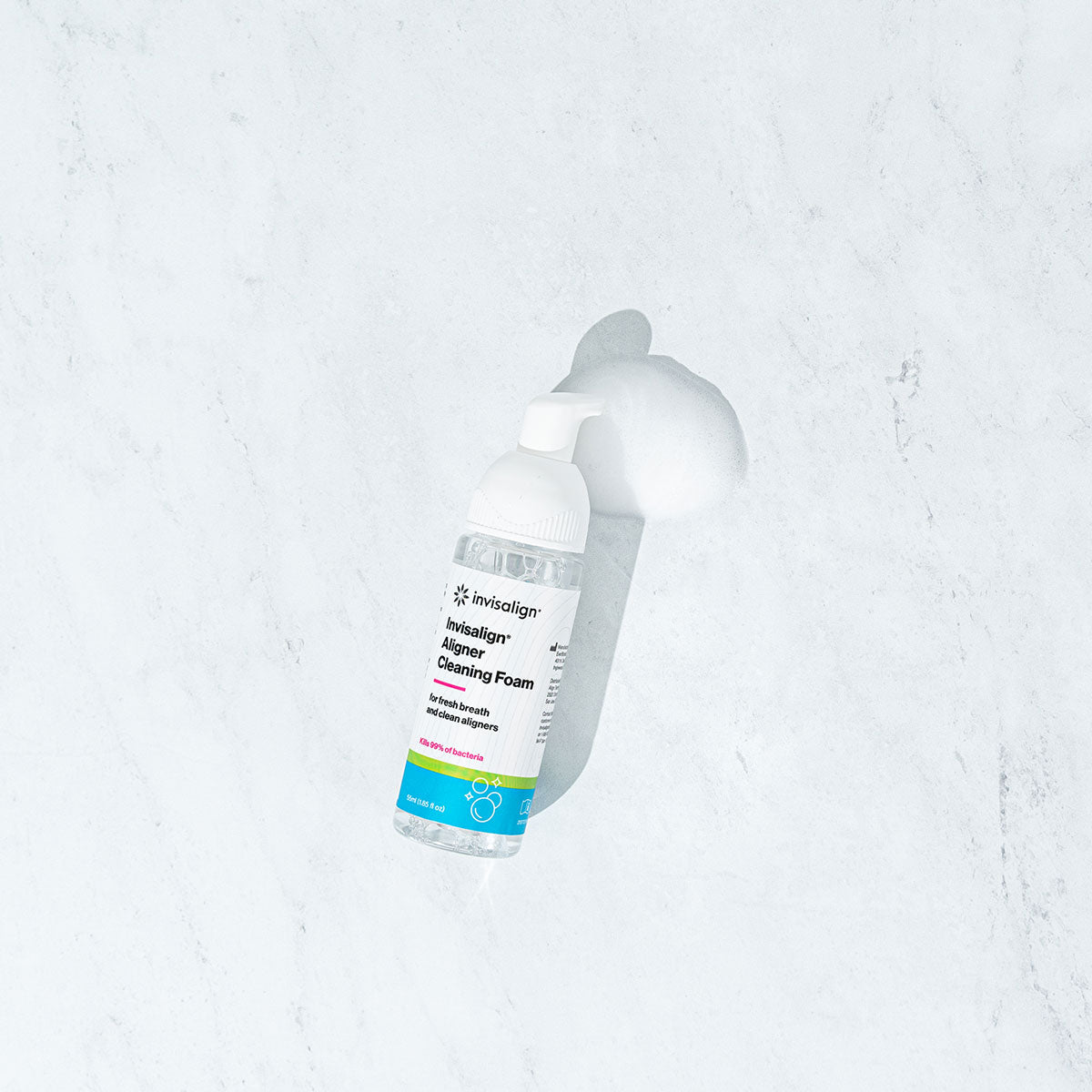 Invisalign™ Aligner Cleaning Foam 55ml with pumped out foam